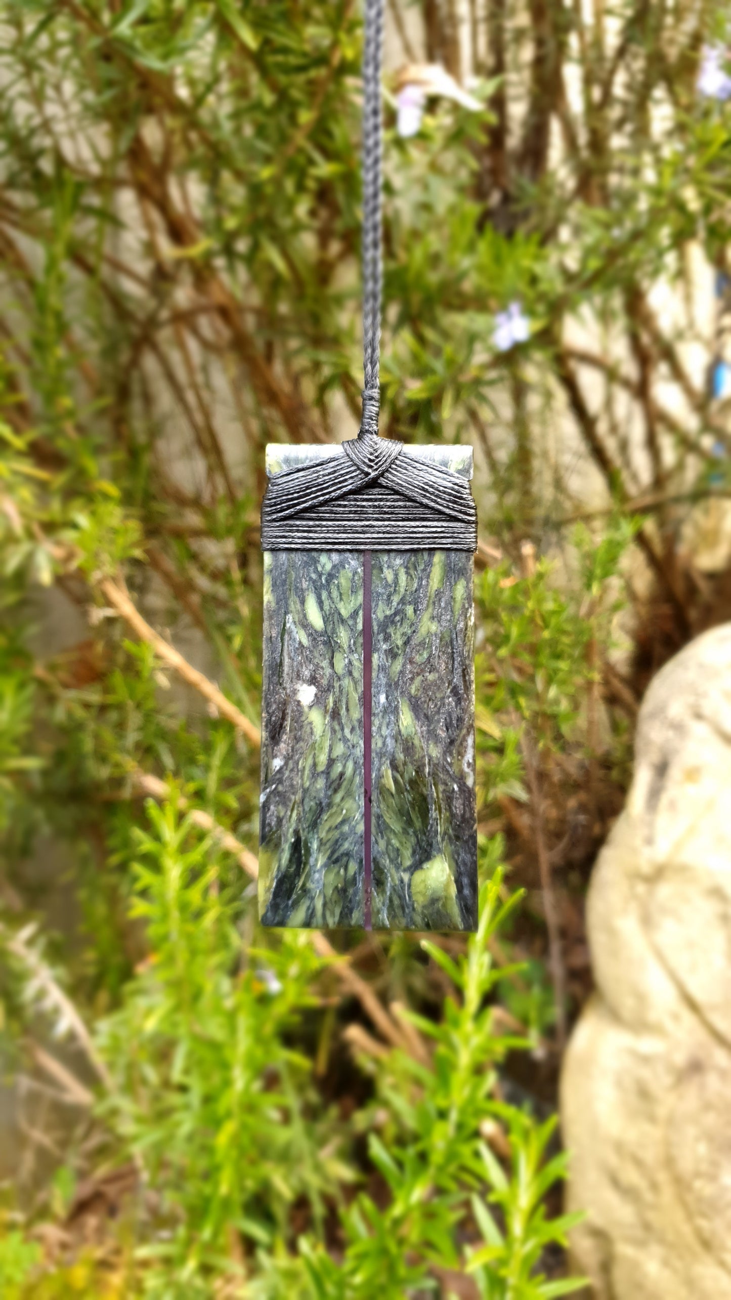 Large Pounamu and Epoxy Resin Toki