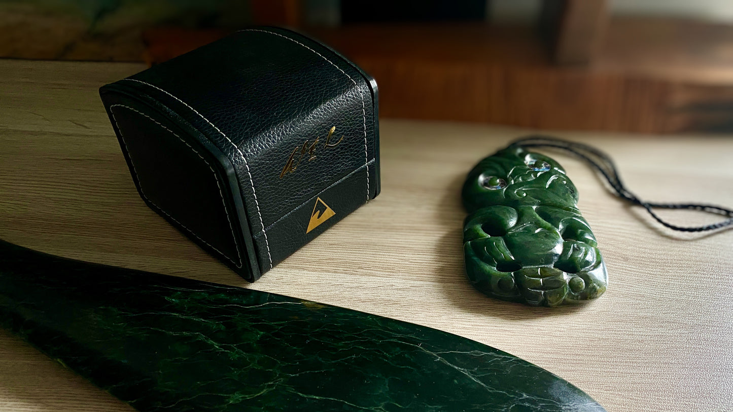INTRODUCTORY SPECIAL - Authentic Handmade NZ Pounamu Dial Automatic Watch
