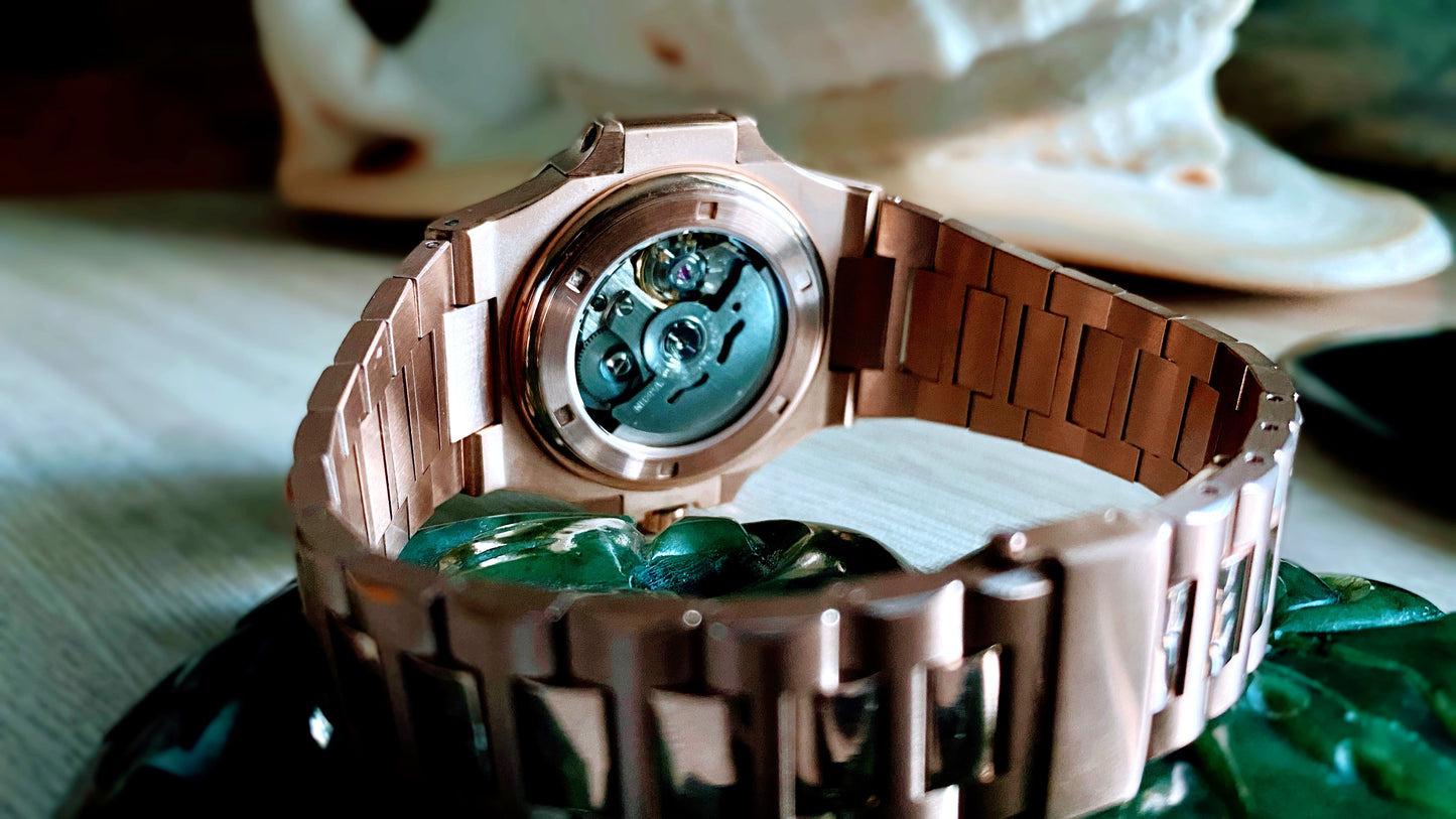 Authentic Handmade NZ Pounamu Dial Automatic Watch