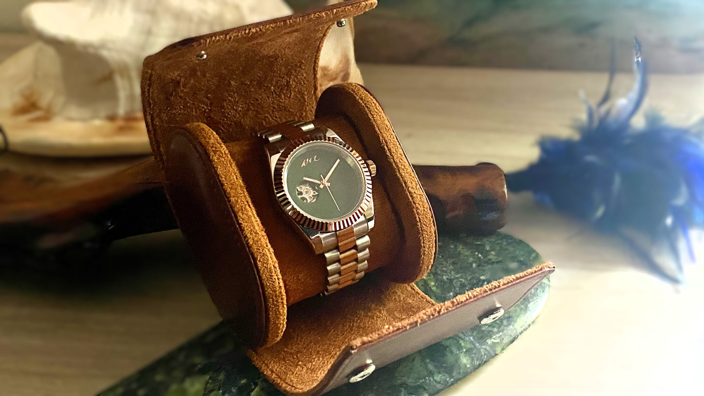 Authentic Handmade NZ Pounamu Dial Automatic Watch