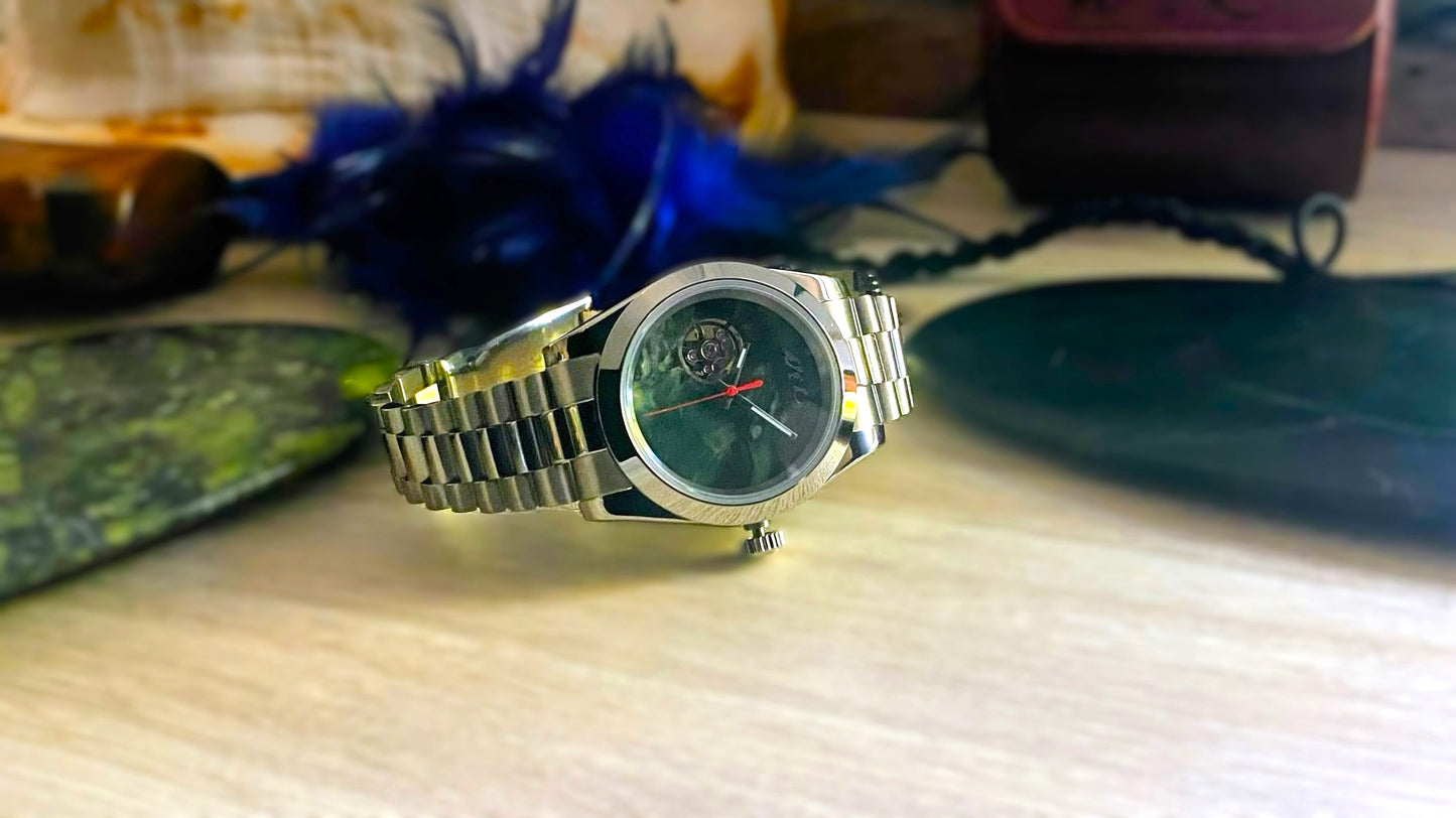 Authentic Handmade NZ Pounamu Dial Automatic Watch