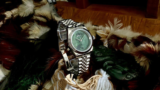 INTRODUCTORY SPECIAL - Authentic Handmade NZ Pounamu Dial Automatic Watch