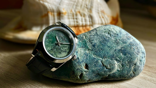 INTRODUCTORY SPECIAL - Authentic Handmade NZ Pounamu Dial Automatic Watch